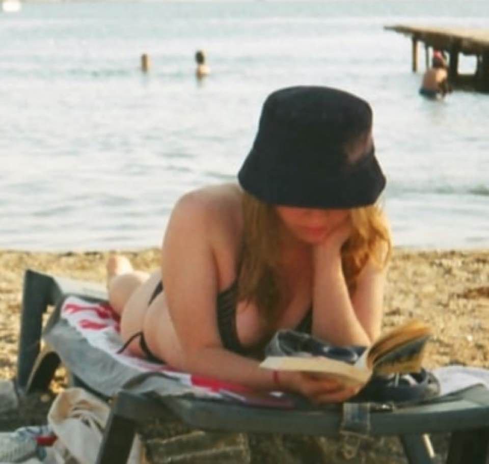 Turkish Babe Serra Ninegirl Showing Off in Bikini and Glasses 17