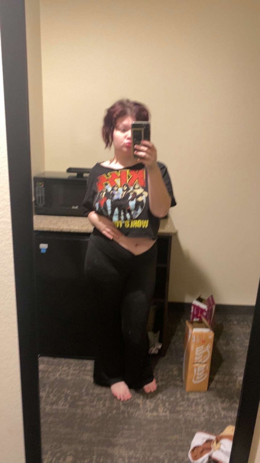 Submissive BBW Shows Off Her Huge Jiggly Tits 19