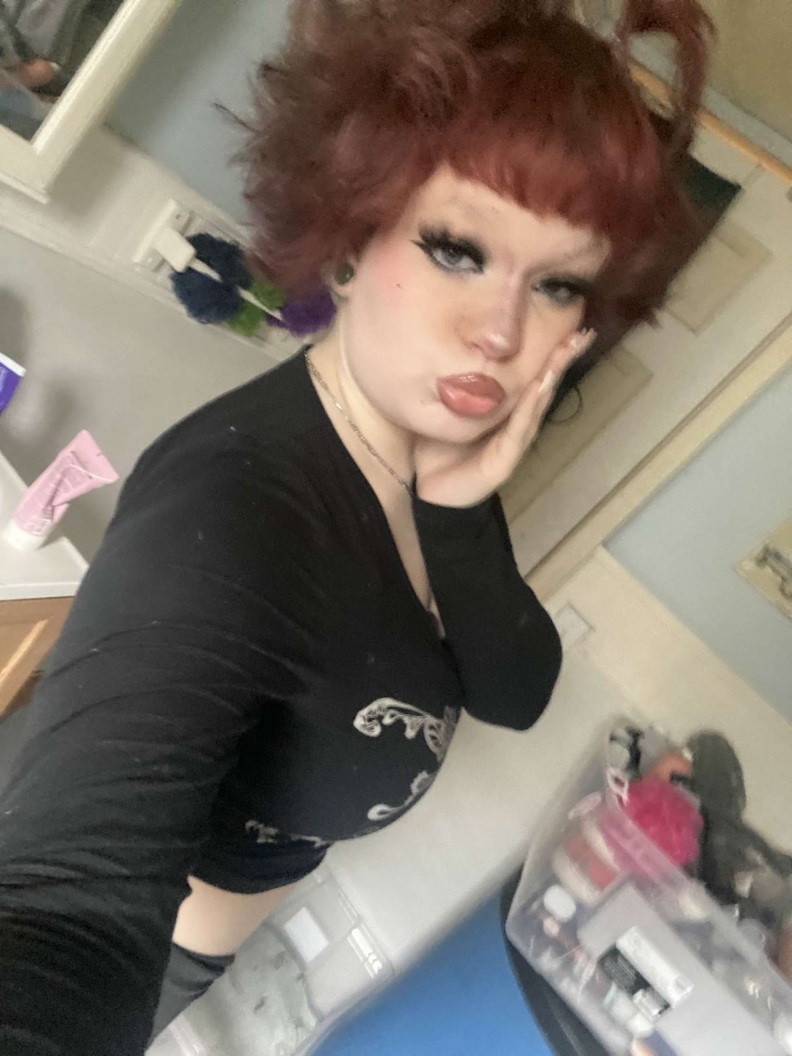 Submissive BBW Shows Off Her Huge Jiggly Tits 69