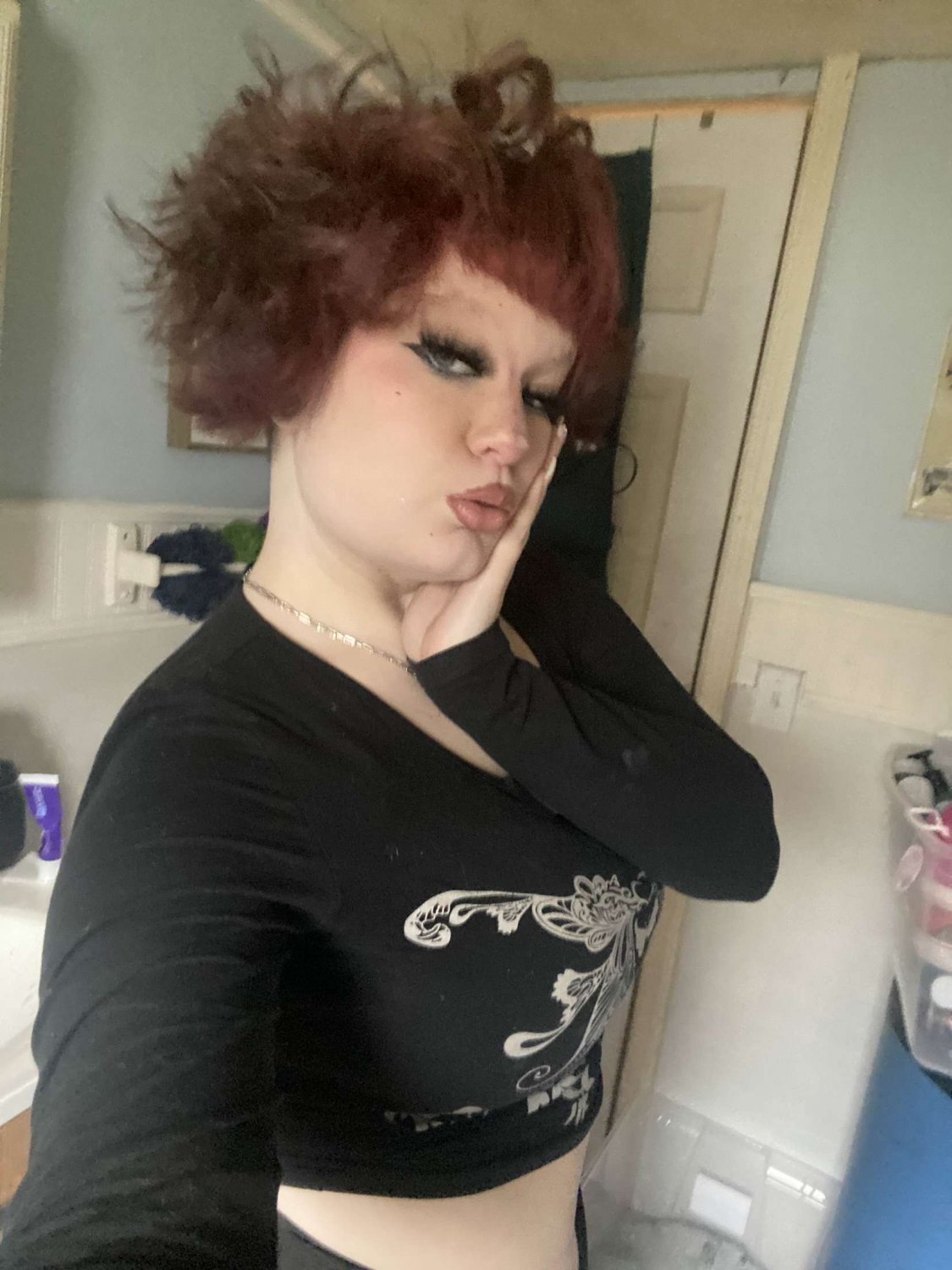 Submissive BBW Shows Off Her Huge Jiggly Tits 73