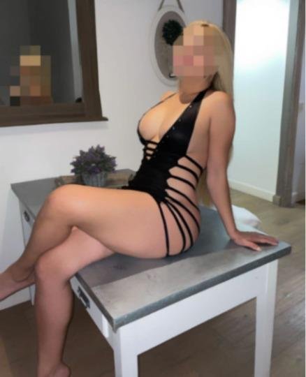 Natural Blonde Colombian Escort Carla — Lingerie Tease 11