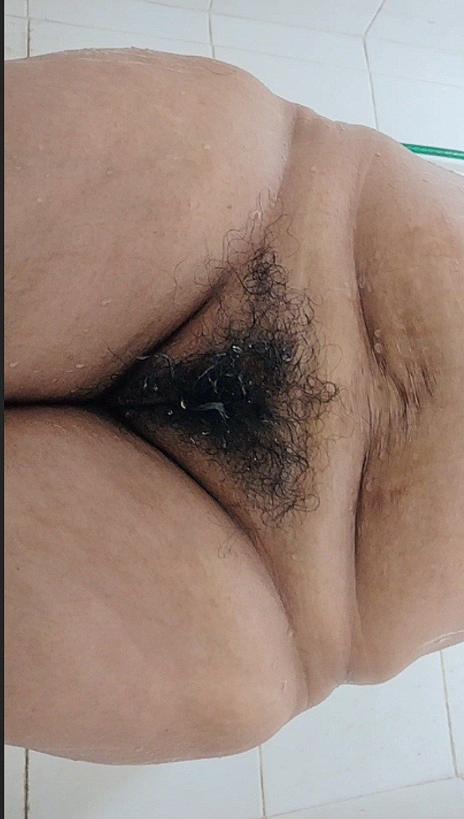Wife’s Hairy Pussy Fully Exposed for Your Pleasure 9