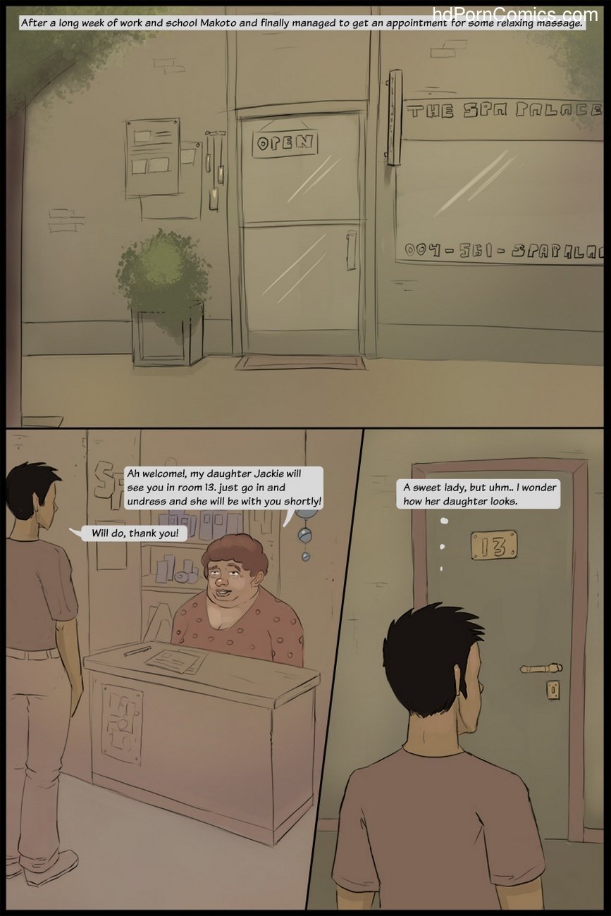 Makoto, Die Massage Erfahrung Hentai Comic Porno 2