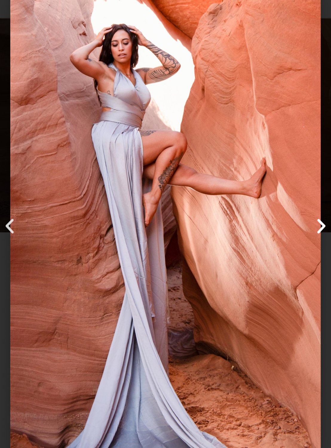 Canyon Boudoir Babe Teasing in the Sunlight 15