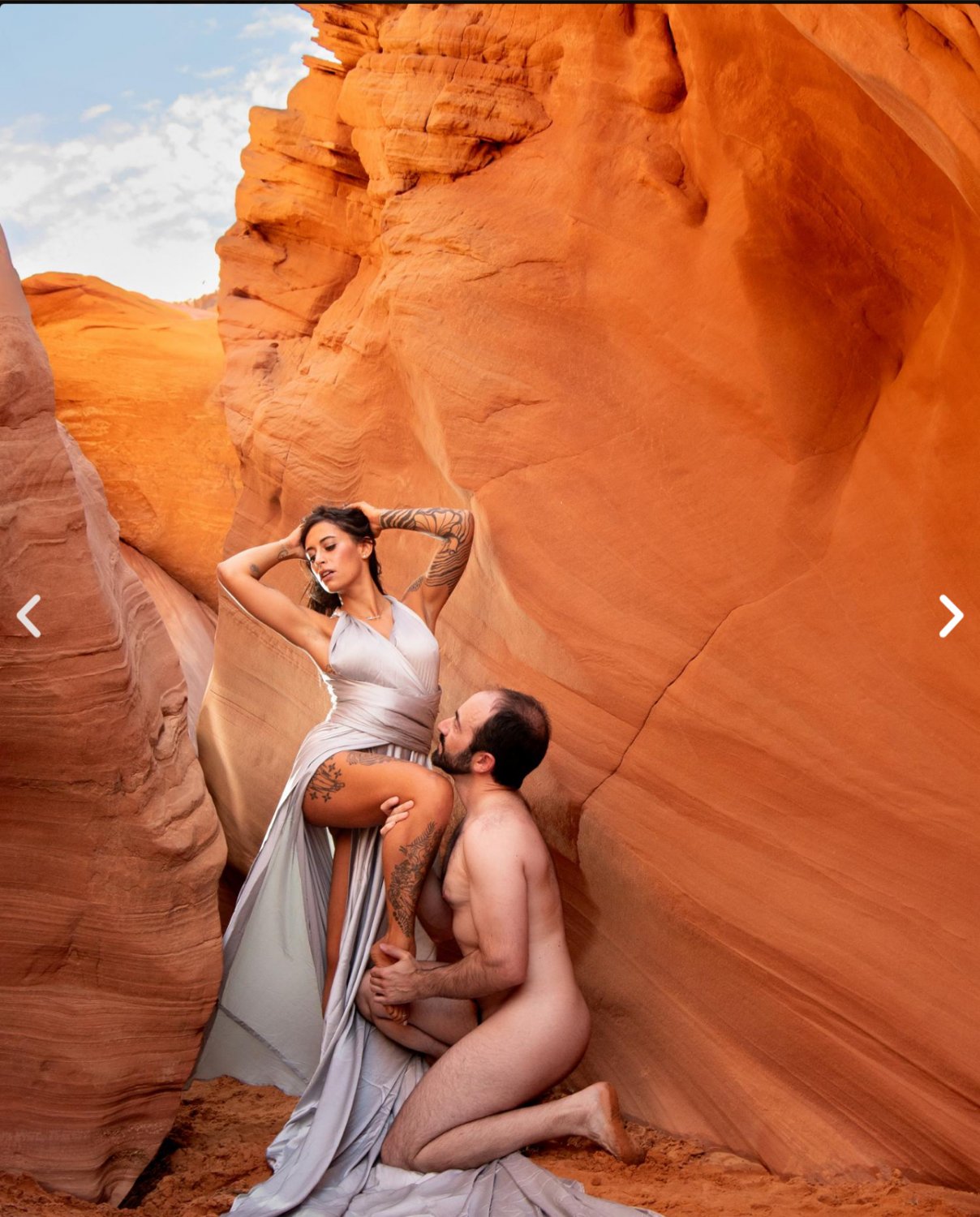 Canyon Boudoir Babe Teasing in the Sunlight 17