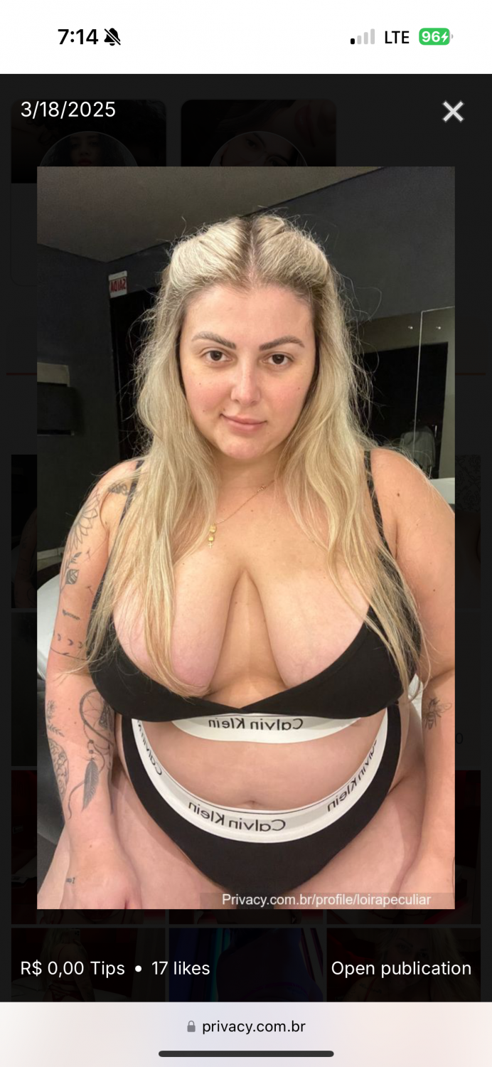 Thick BBW Dani Showing Her Pussy and Loving Every Moment 14