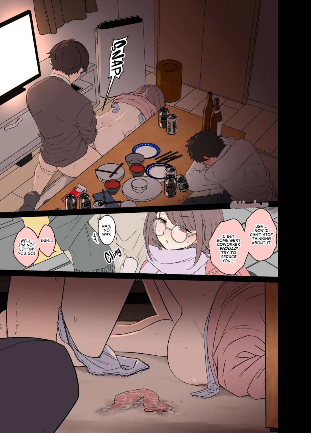 Neujahrsparty mit dem Study Team hentai comic porn 12