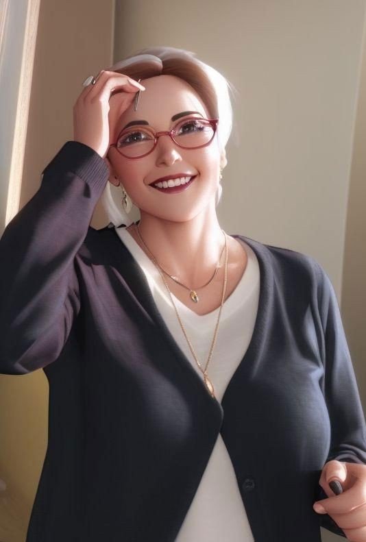 Bayan Sinclair bir karikatür olarak 3