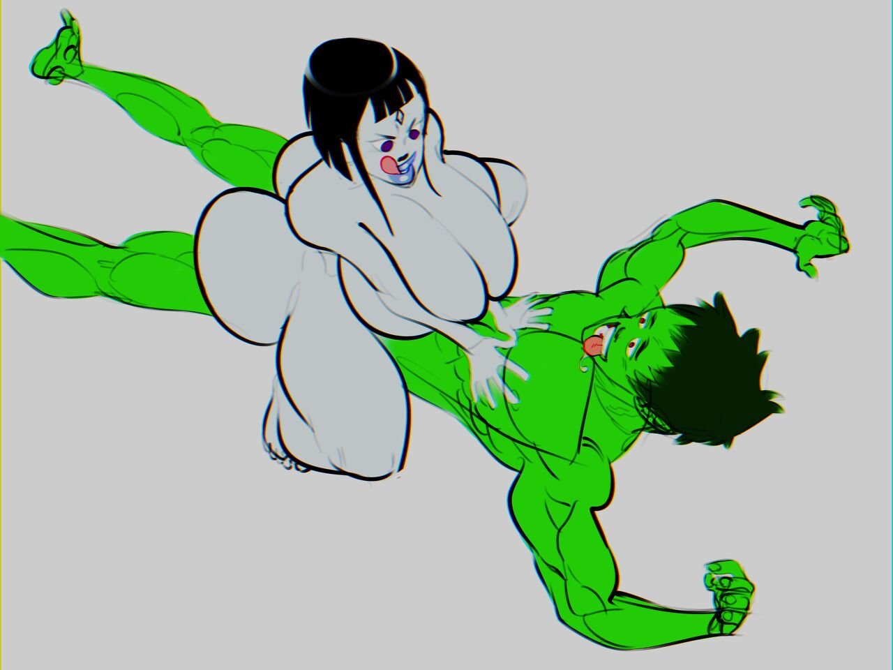 Cartoon Mix of Big Tits, Doggy Style and Wild Riding 28