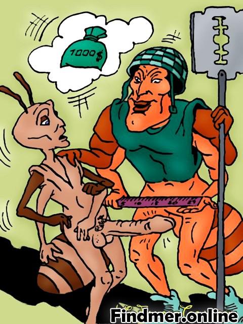  Zmysłowa księżniczka fantasy! Znany bohater kreskówki Antz Soldier pieprzy swoją Damsel do wszystkich otworów! 3