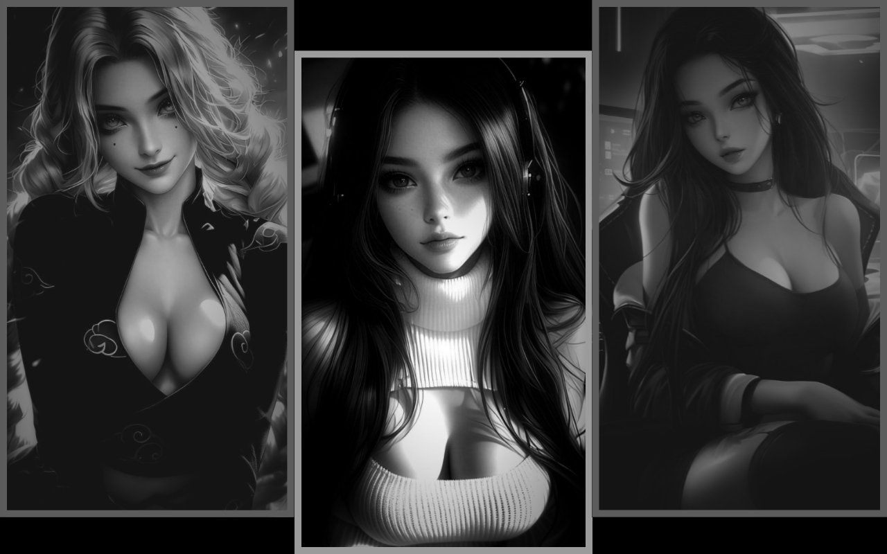 フルカートゥーンコラージュ — エロティックドローイングのワイルドミックス 5