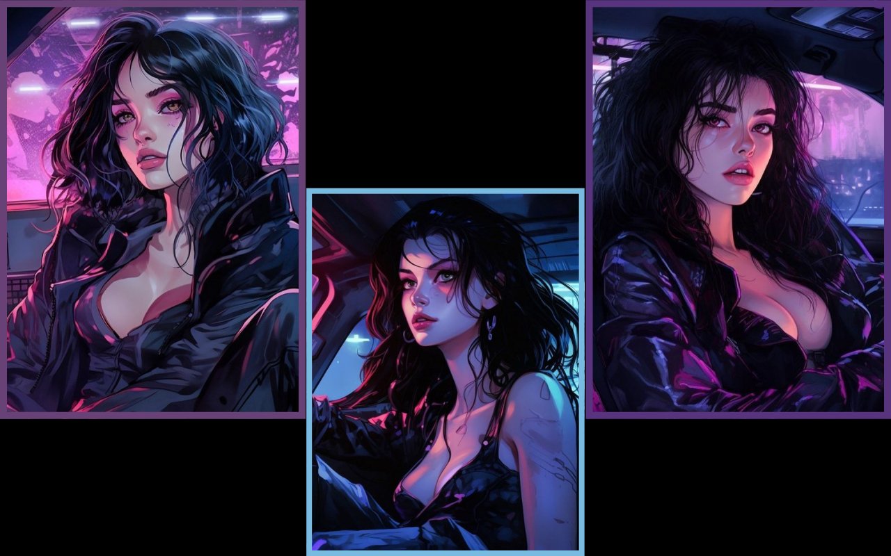 フルカートゥーンコラージュ — エロティックドローイングのワイルドミックス 27