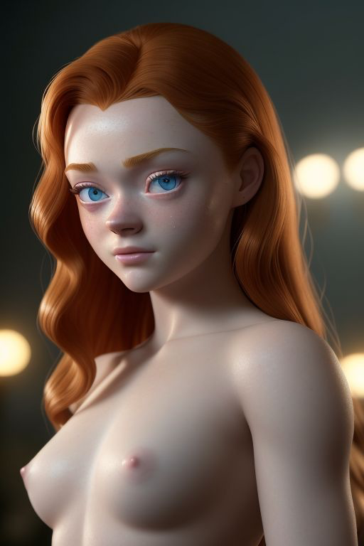 IA CARTONE ANIMATO SADIE SINK FALSI 25