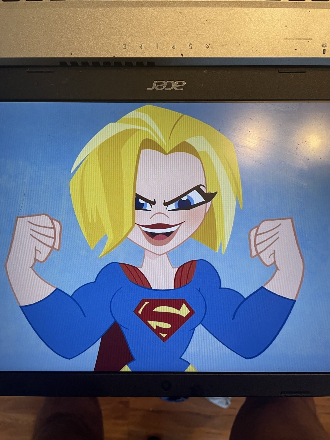 (Homenagem aos espermatozóides dos desenhos animados) DSCSG 2019 Homenagem aos espermatozóides da Supergirl 1