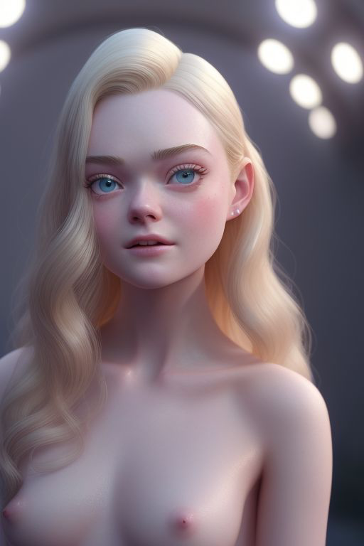 AI Cartoon Celeb Elle F. Fakes — Naughty Celebrity Drawn Hot 35