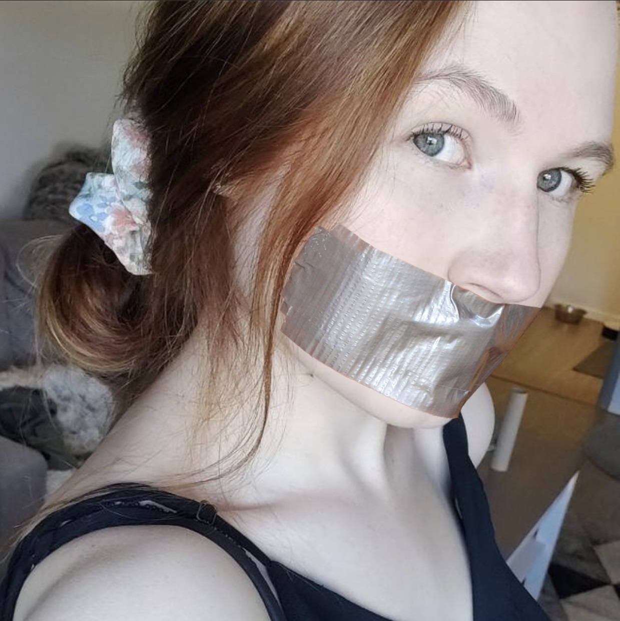 tape gagged girls 12