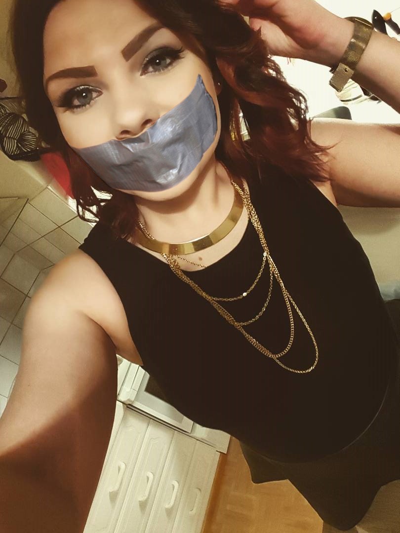 tape gagged girls 16