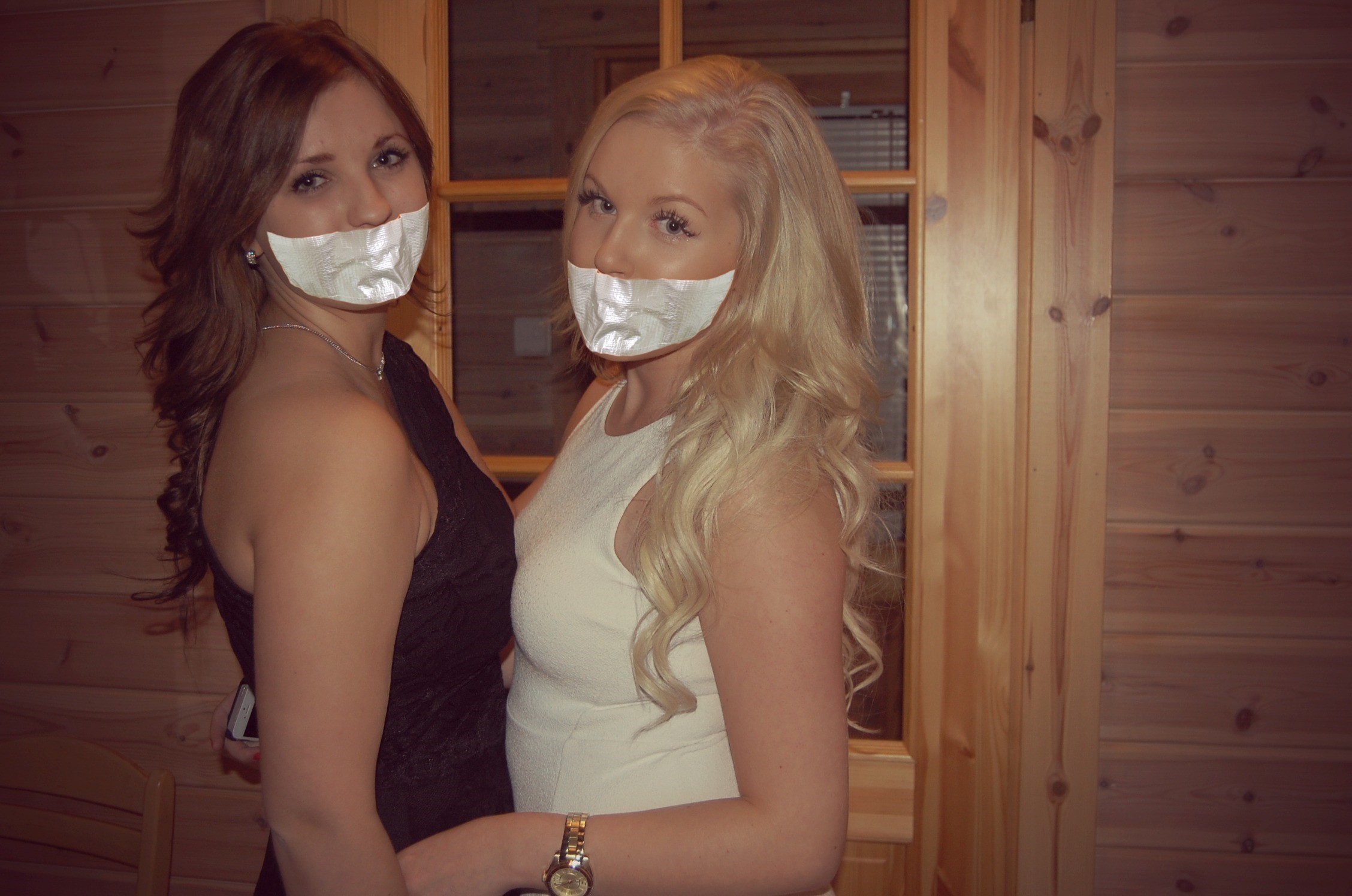 tape gagged girls 2 4