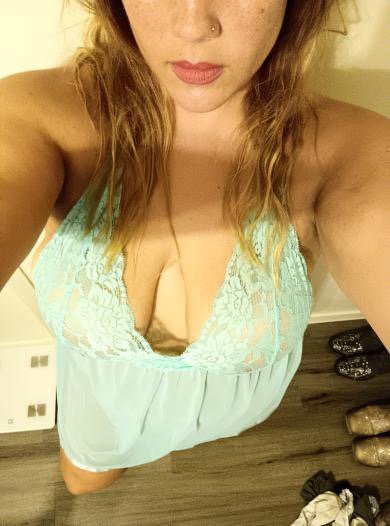 Blonde Cutie Snaps a Naughty Selfie for You 33