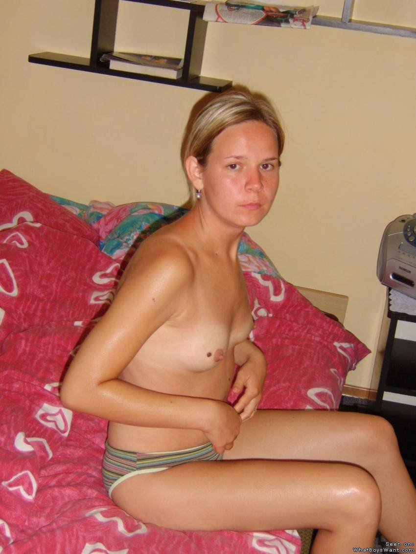 Polnische Blondine mit haariger Fotze 4