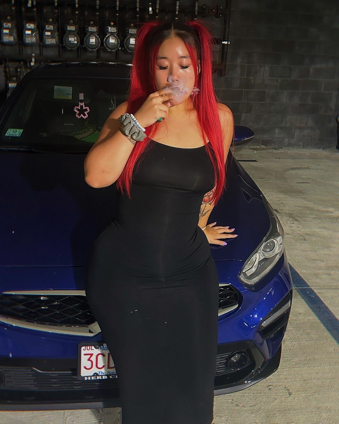 Short Asian Babe In A Dress Teases The Camera 11