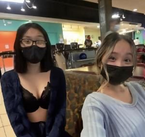 Petite Viet Angel With Glasses Gives You A Shy Strip 11