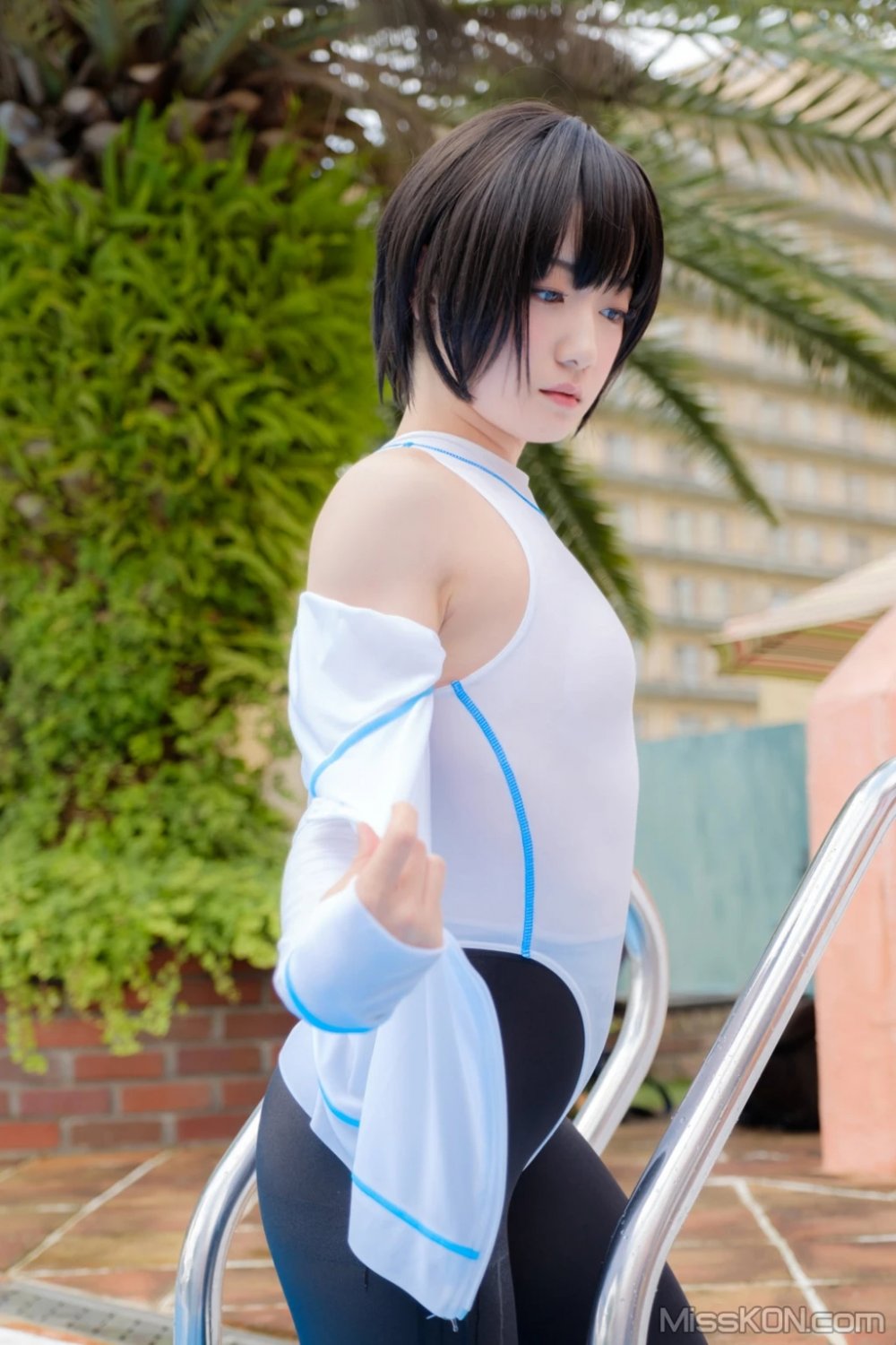 Akane Fukami Poses In Tight Swimsuits And Pantyhose Fantasy 7