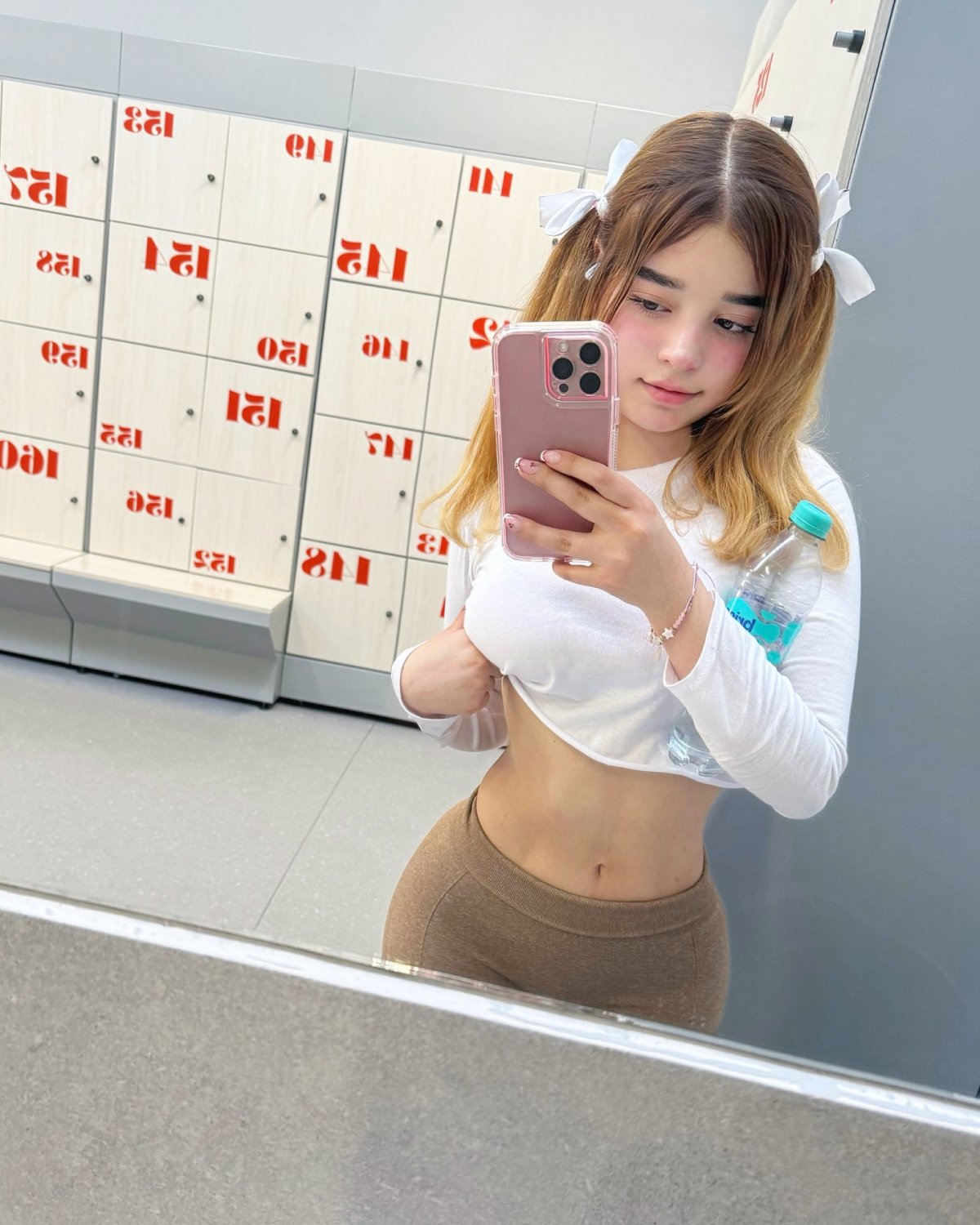 Playful Selfie From A Naughty Brunette Cutie 1