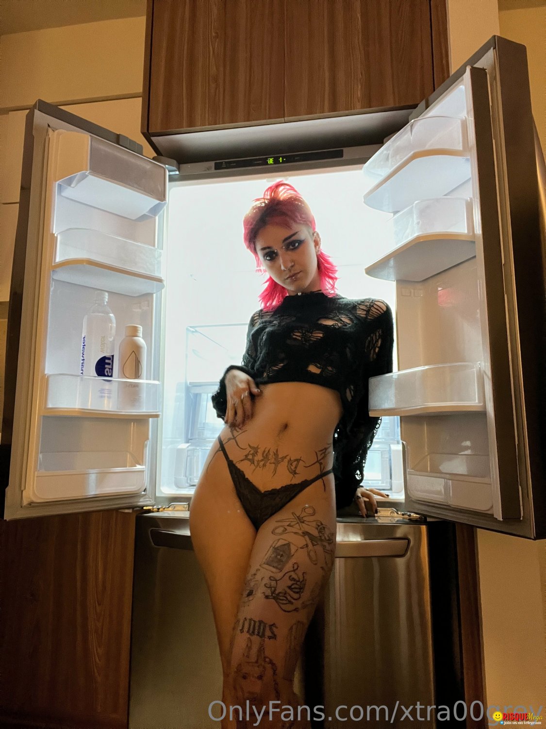 Tattooed Goth Girl Fucks in Hard Action 5