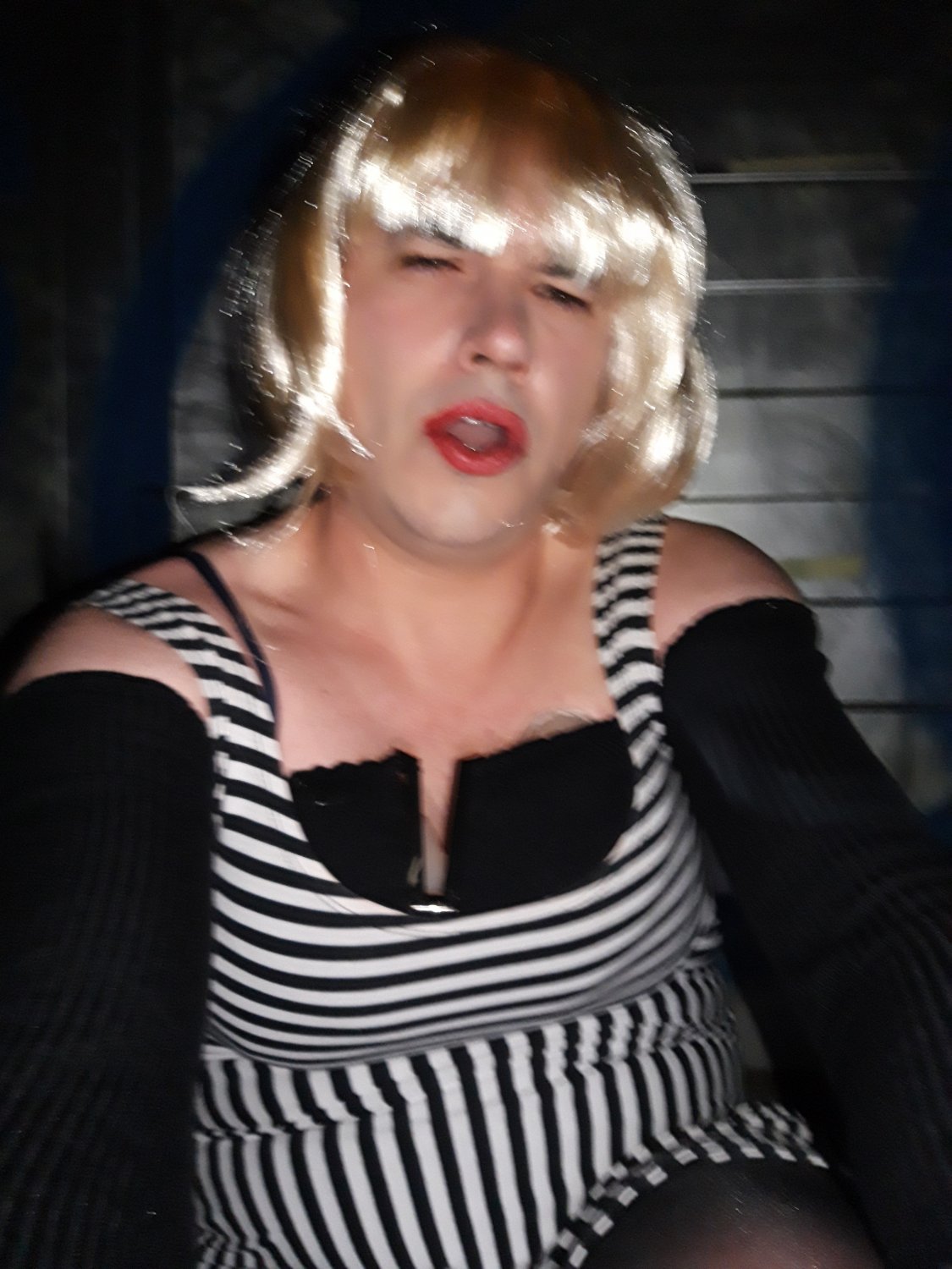 Swiss Blonde Angel Gets Used in Public Bondage Gangbang — Raw and Exposed 46