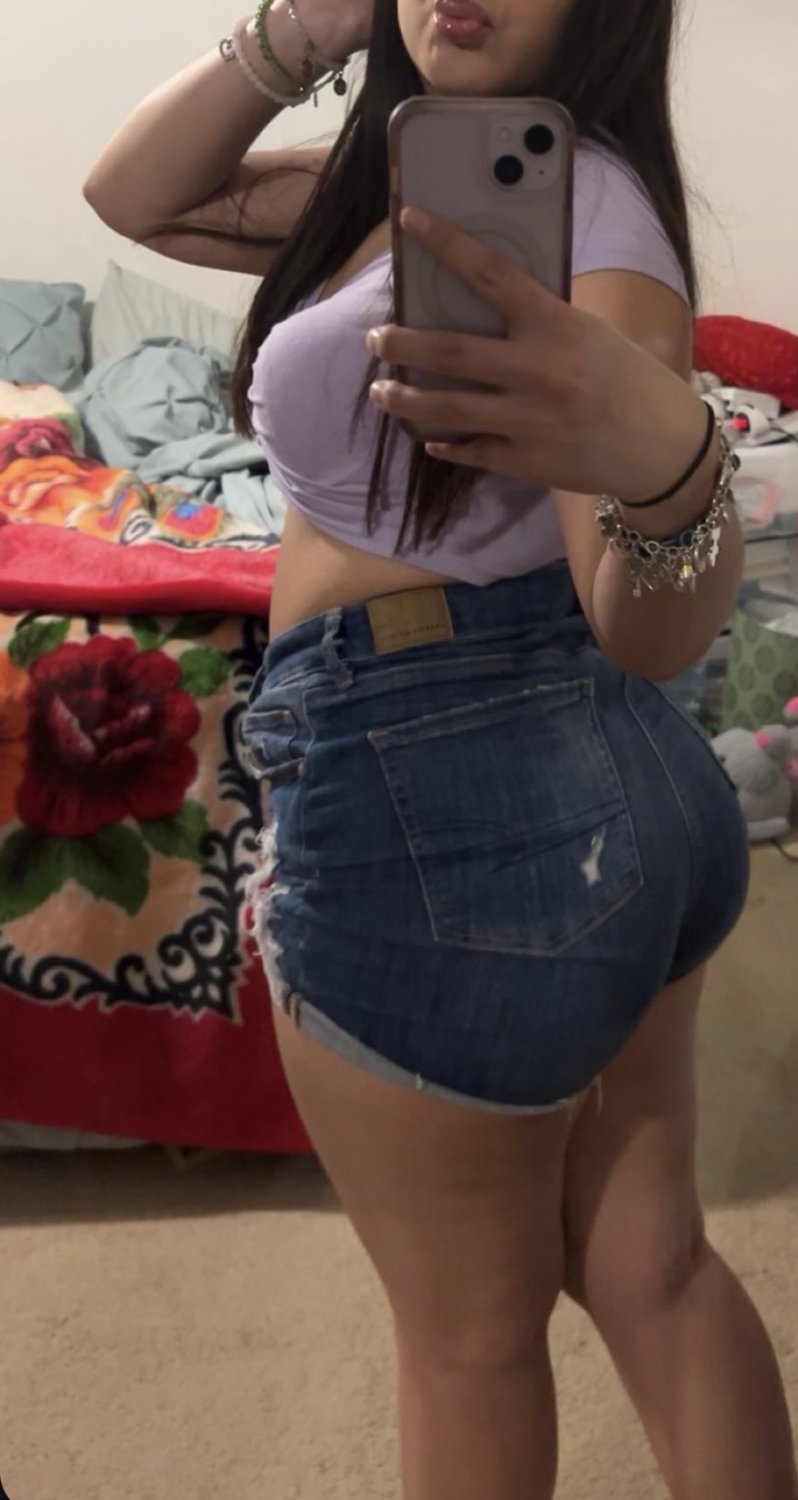 Tight Jeans Hug Her Juicy Booty Just Right 2