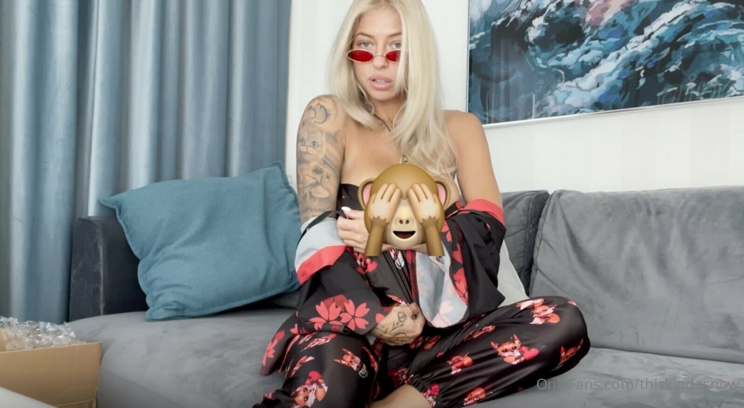 Tattooed Blonde MILF Knows How to Handle Your Desires 72