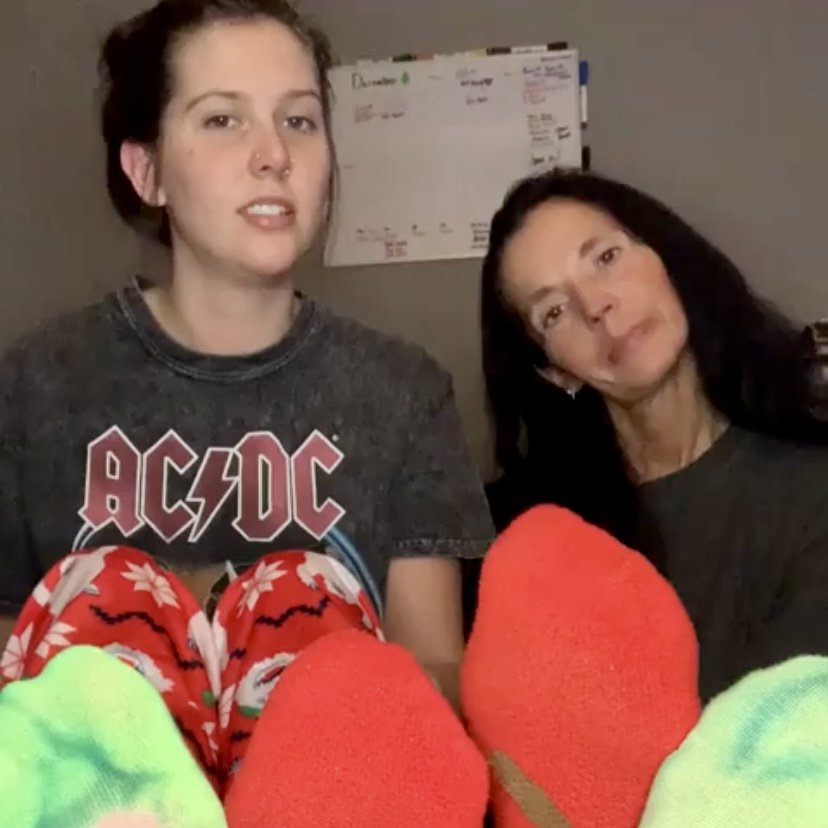 Mature Mommy and Her Daughter Bond Over Their Naughty Feet 2