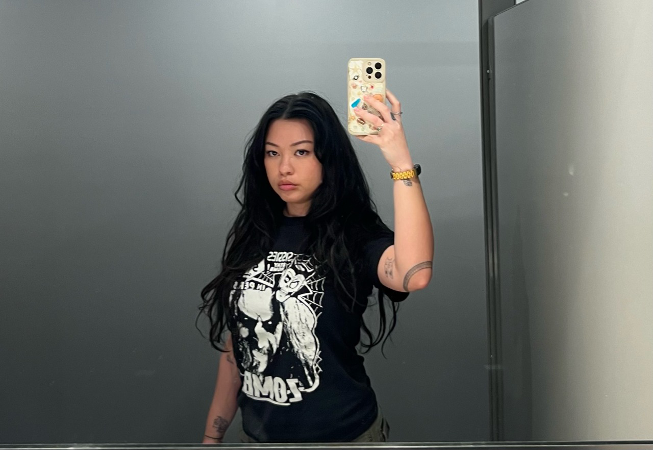 Asian Cutie Snaps A Naughty Mirror Shot 12