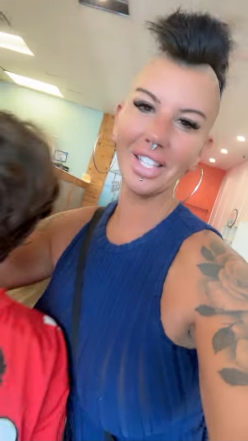 Mohawk MILF With Big Tits Takes Control 14