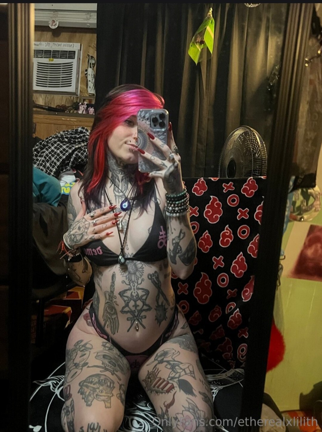 Tatted Goth Babe Unleashes Her Dark Desires 29