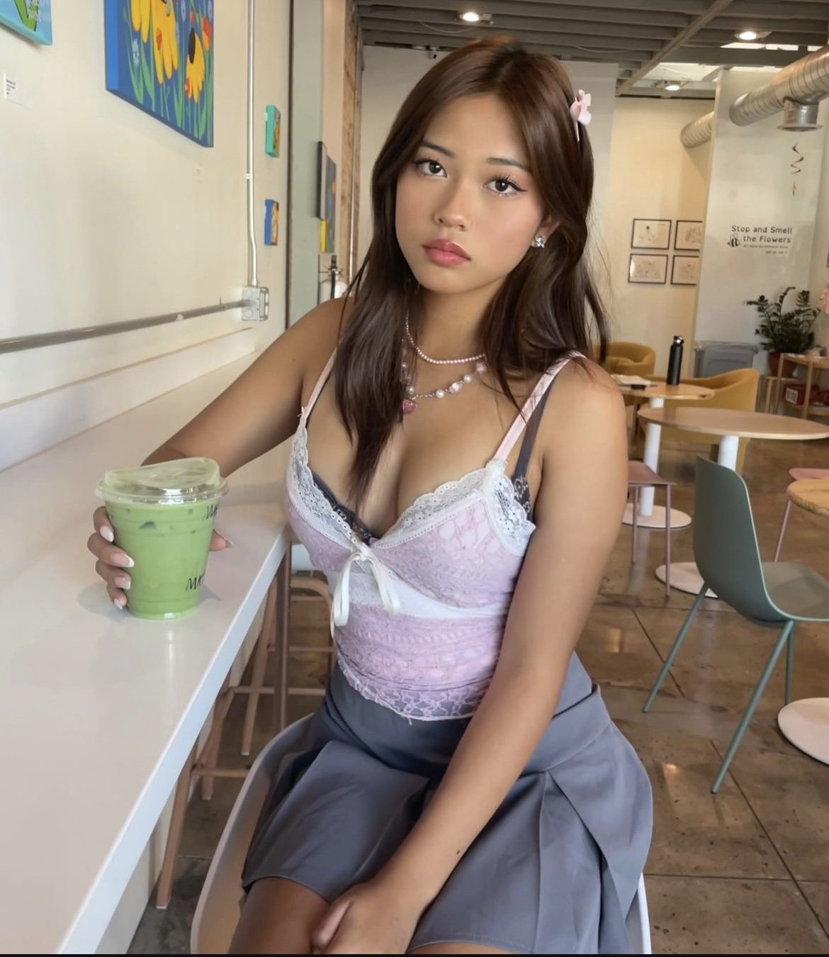 IG의 사랑스러운 육즙이 가득한 십대. 정자 헌정 7