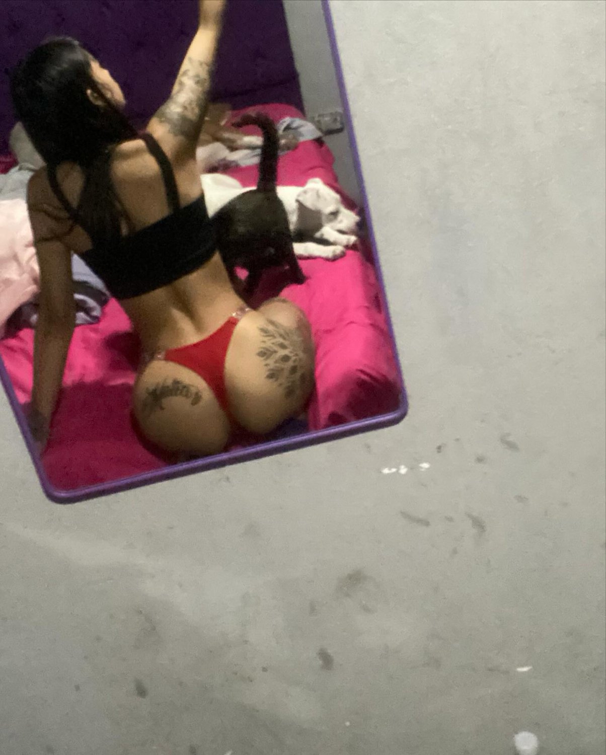 Dark Desire—Goth Babe Lara in Lace and Lingerie 17