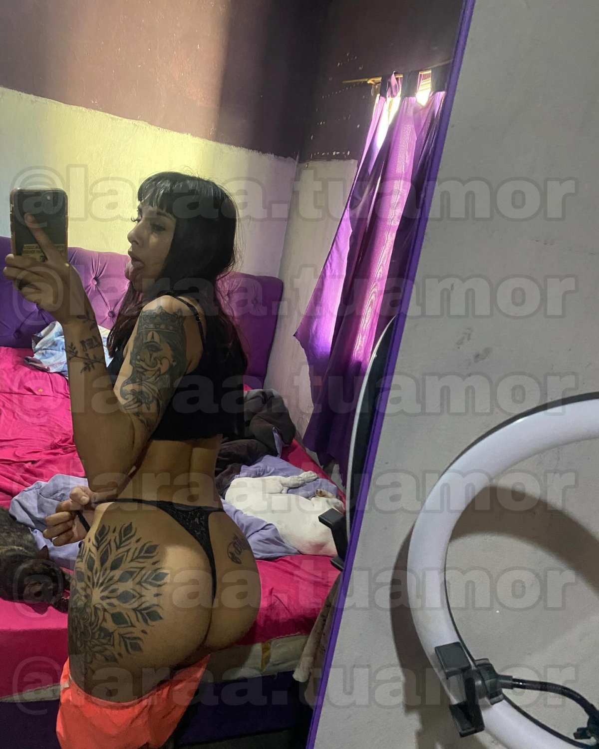 Dark Desire—Goth Babe Lara in Lace and Lingerie 24