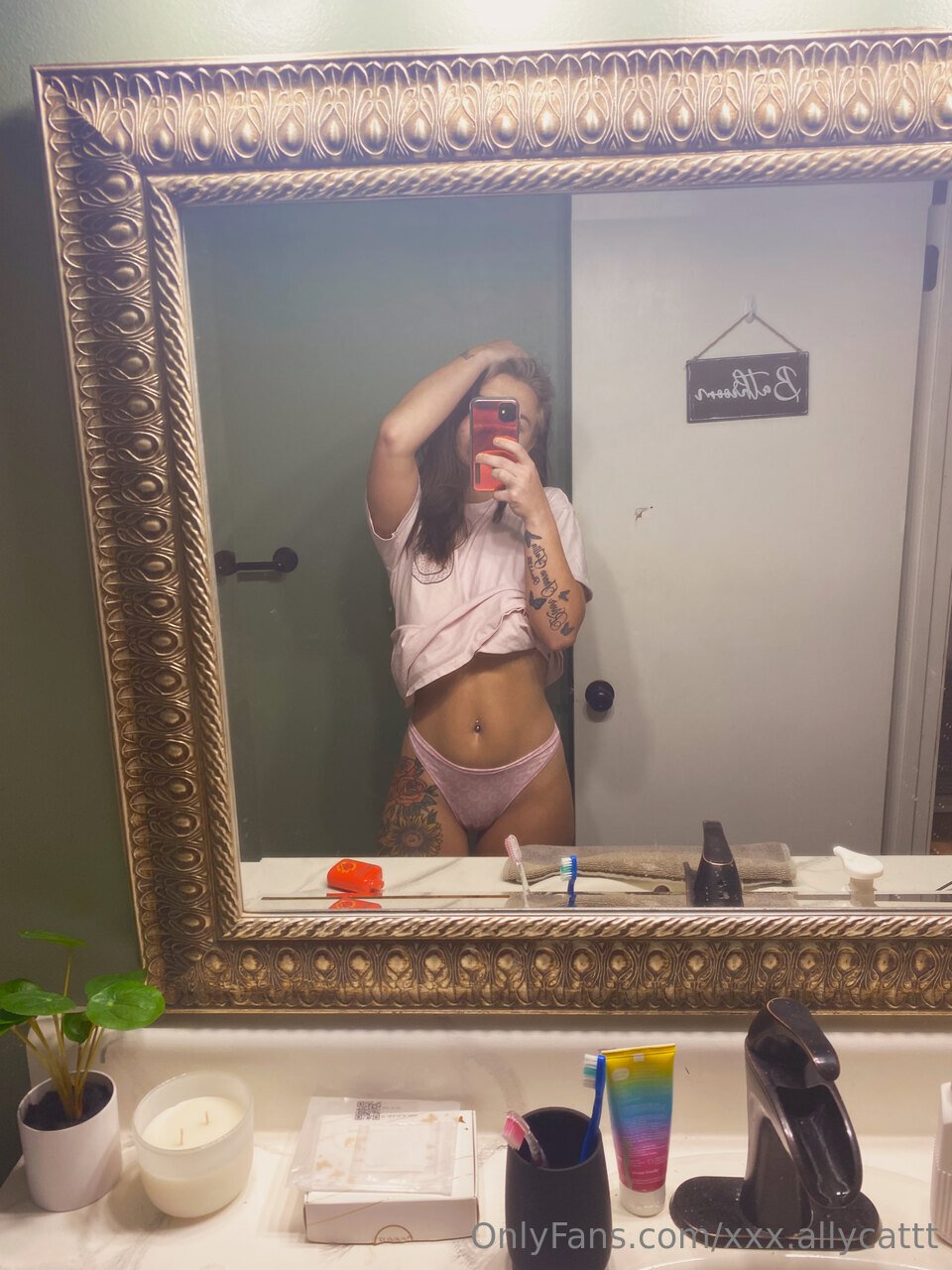 Allycat Shows Off In Lingerie Before She Rides 3