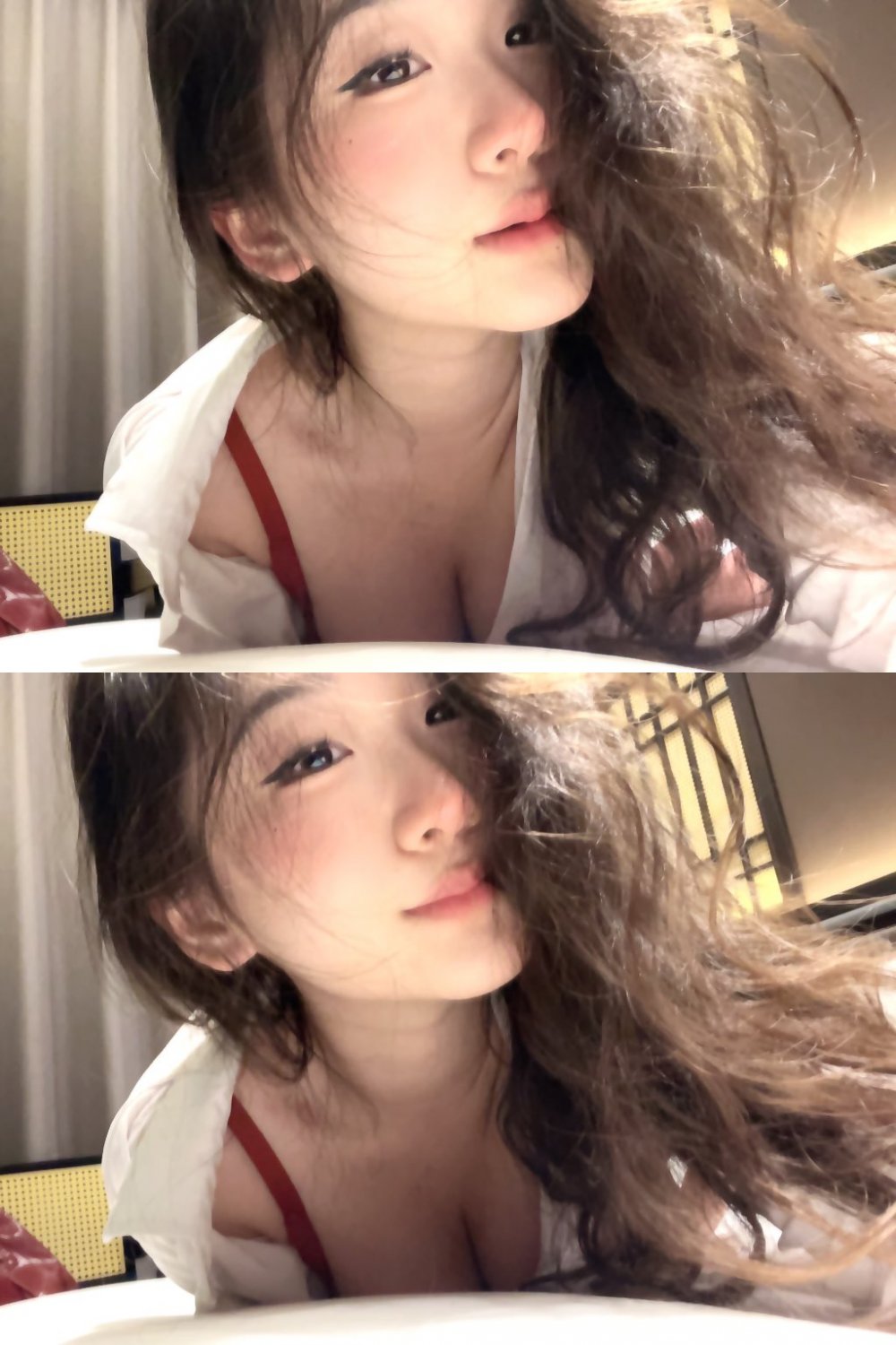 Sexy Chinese Babe Strips And Smiles For The Cam 21