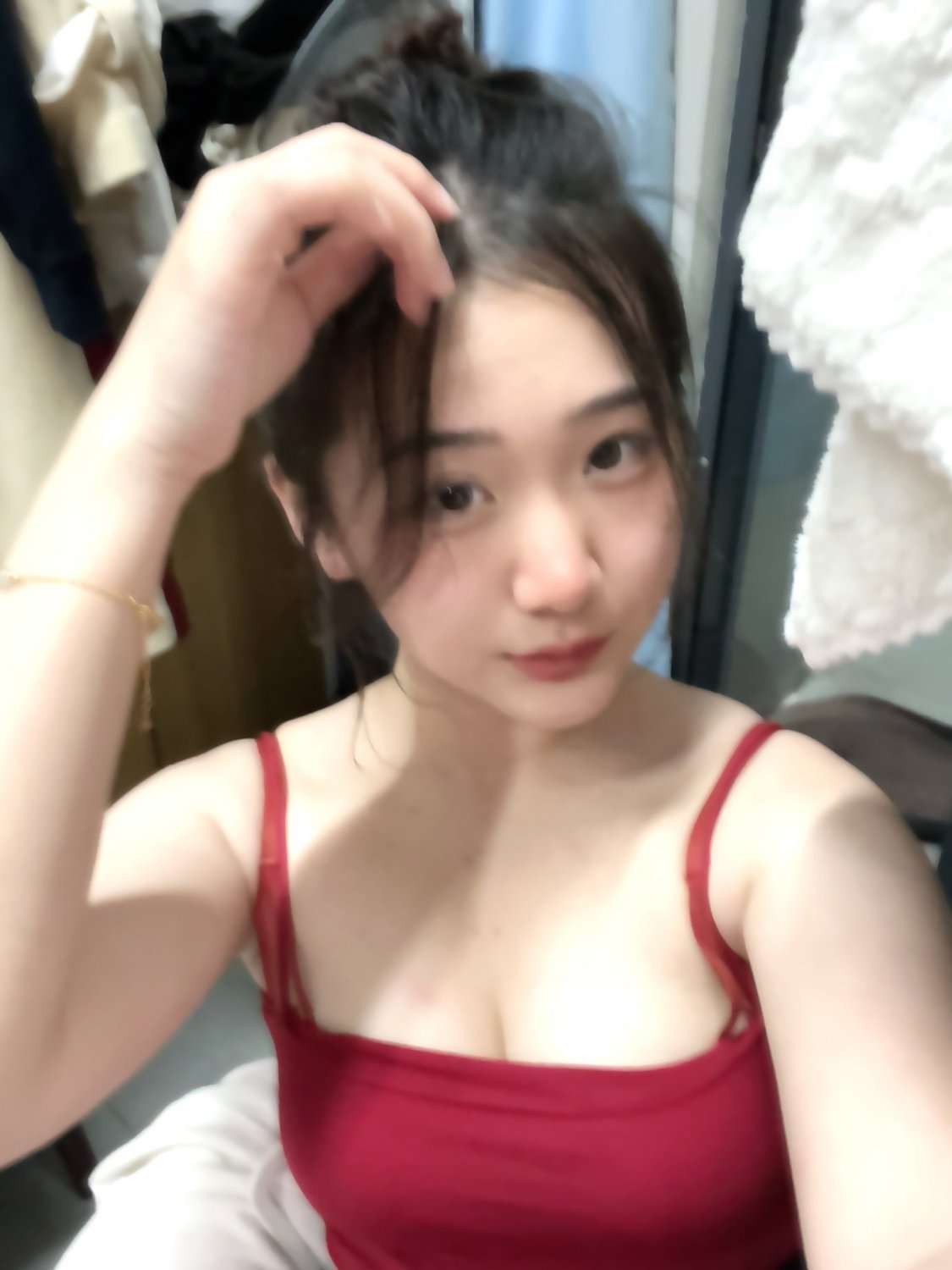 Sexy Chinese Babe Strips And Smiles For The Cam 22
