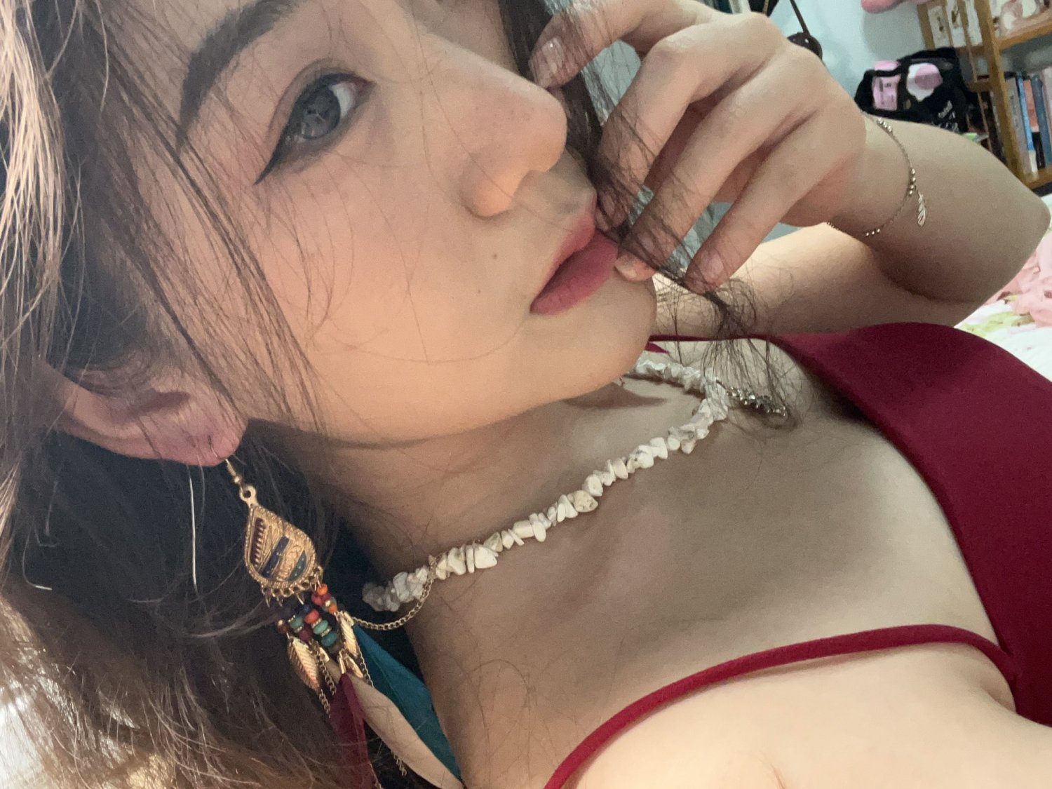 Sexy Chinese Babe Strips And Smiles For The Cam 48