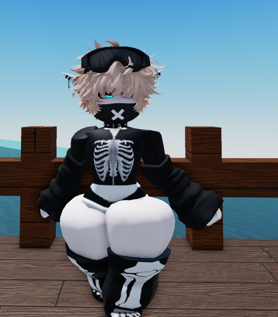 !Goth femboy dévoile ses nouveaux vêtements roblox ! 4