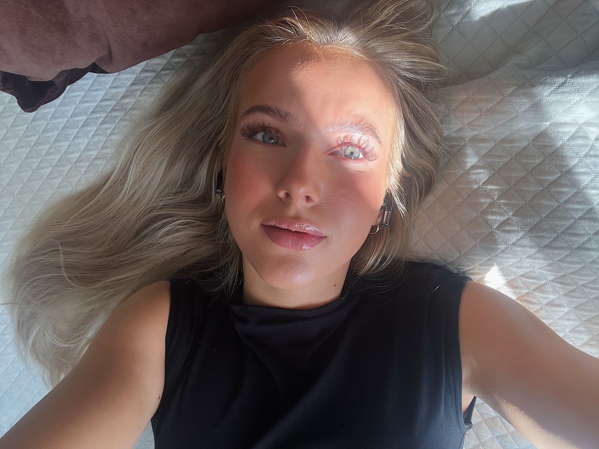 Blonde Finnish Babe Covered In Sticky Love 7