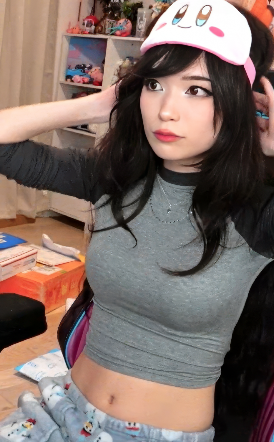 Sexy Asian Brunette Gamer Girl Emi Ready To Play 5