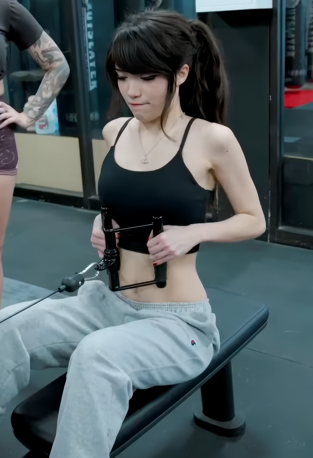 Sexy Asian Brunette Gamer Girl Emi Ready To Play 12