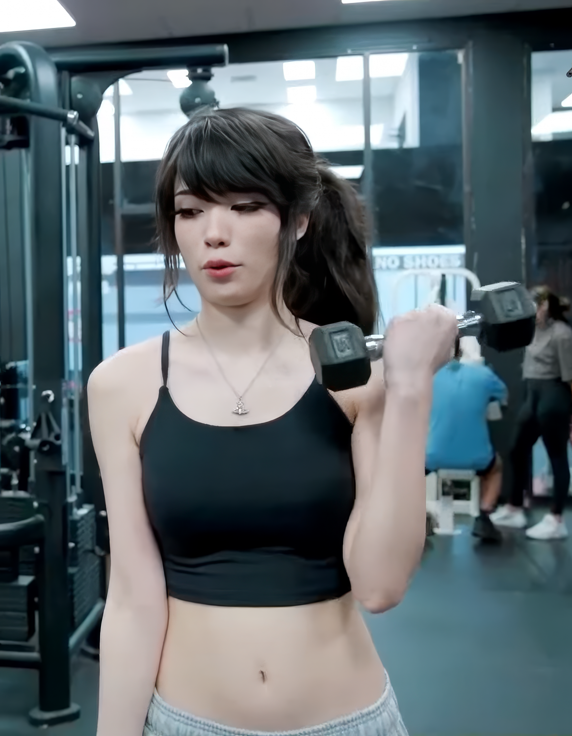 Sexy Asian Brunette Gamer Girl Emi Ready To Play 13