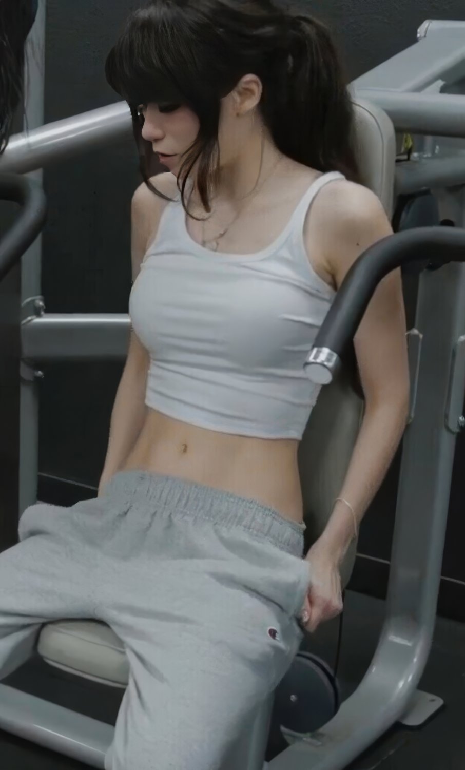 Sexy Asian Brunette Gamer Girl Emi Ready To Play 20