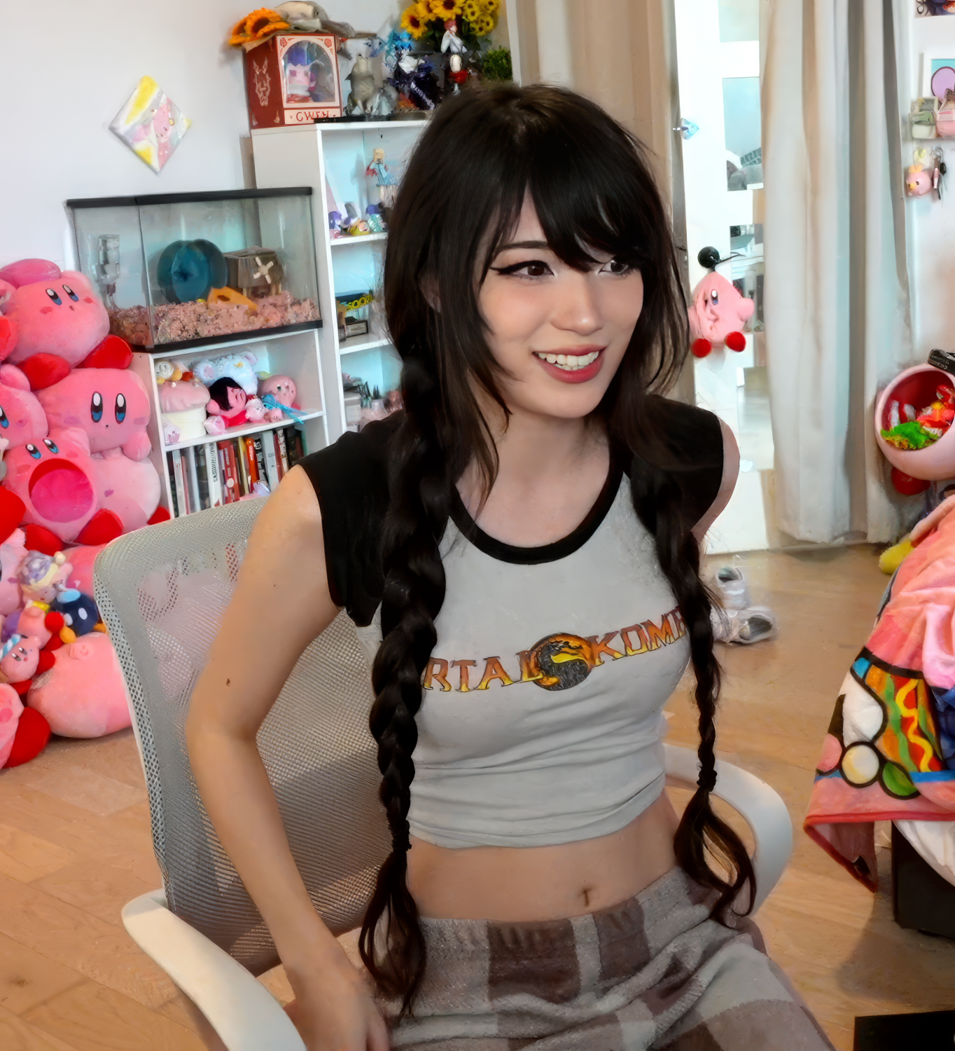 Sexy Asian Brunette Gamer Girl Emi Ready To Play 22